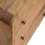 Hamade Chest of 3 Drawers, Small - Natural Chest of Drawers - Bokel Home