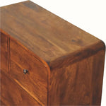 Hamade Chest of 4 Drawers - Chestnut Chest of Drawers - Bokel Home