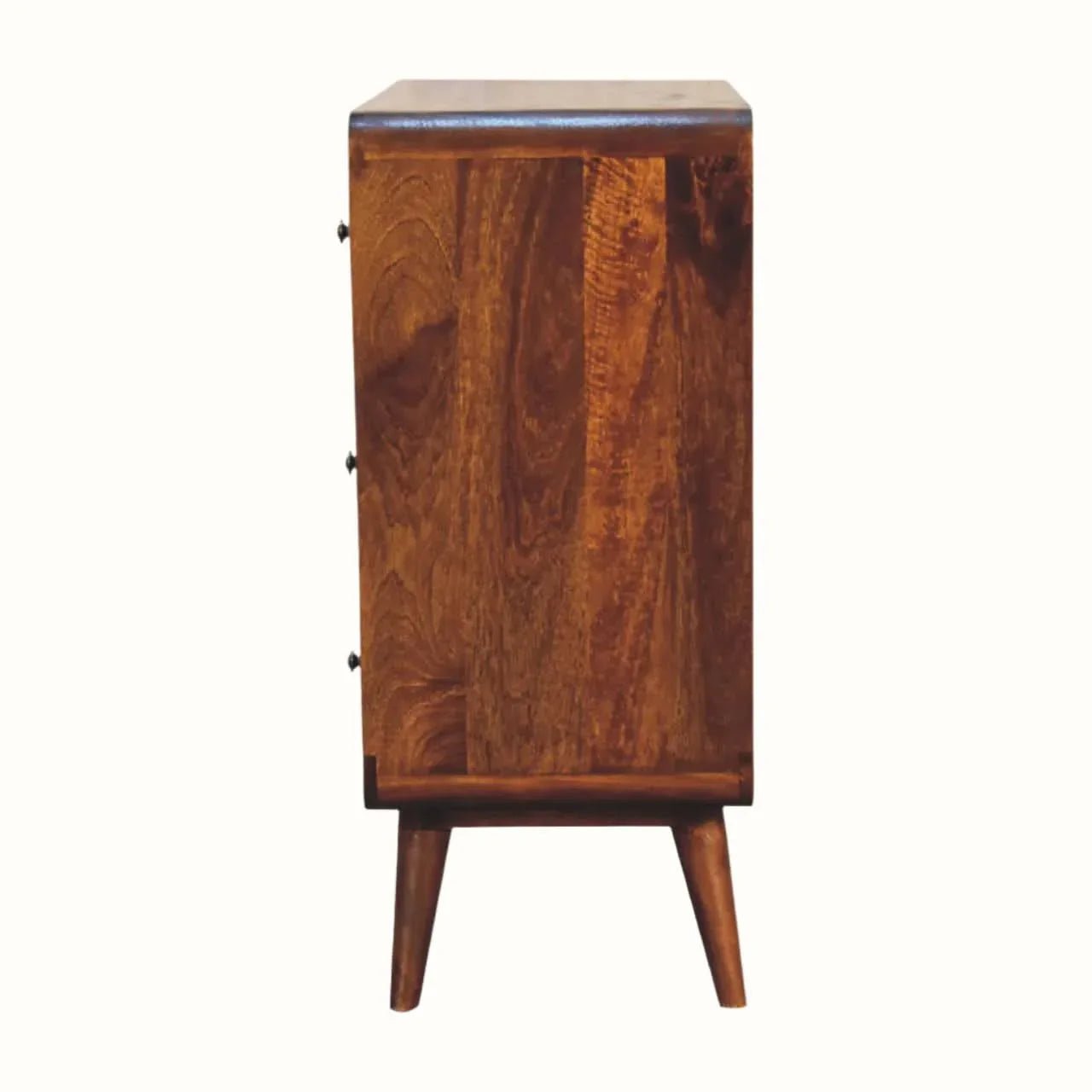 Hamade Chest of 5 Drawers - Chestnut Cabinets & Sideboards - Bokel Home