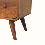 Hamade Chest of 5 Drawers - Chestnut Cabinets & Sideboards - Bokel Home