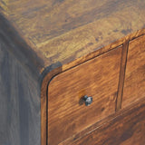 Hamade Chest of 5 Drawers - Chestnut Cabinets & Sideboards - Bokel Home