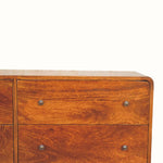 Hamade Chest of 6 Drawers - Chestnut Chest of Drawers - Bokel Home