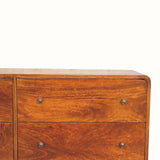 Hamade Chest of 6 Drawers - Chestnut Chest of Drawers - Bokel Home