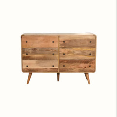 Hamade Chest of 6 Drawers - Natural Chest of Drawers - Bokel Home