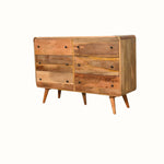 Hamade Chest of 6 Drawers - Natural Chest of Drawers - Bokel Home