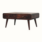 Hamade Coffee Table - California Walnut Coffee Tables - Bokel Home