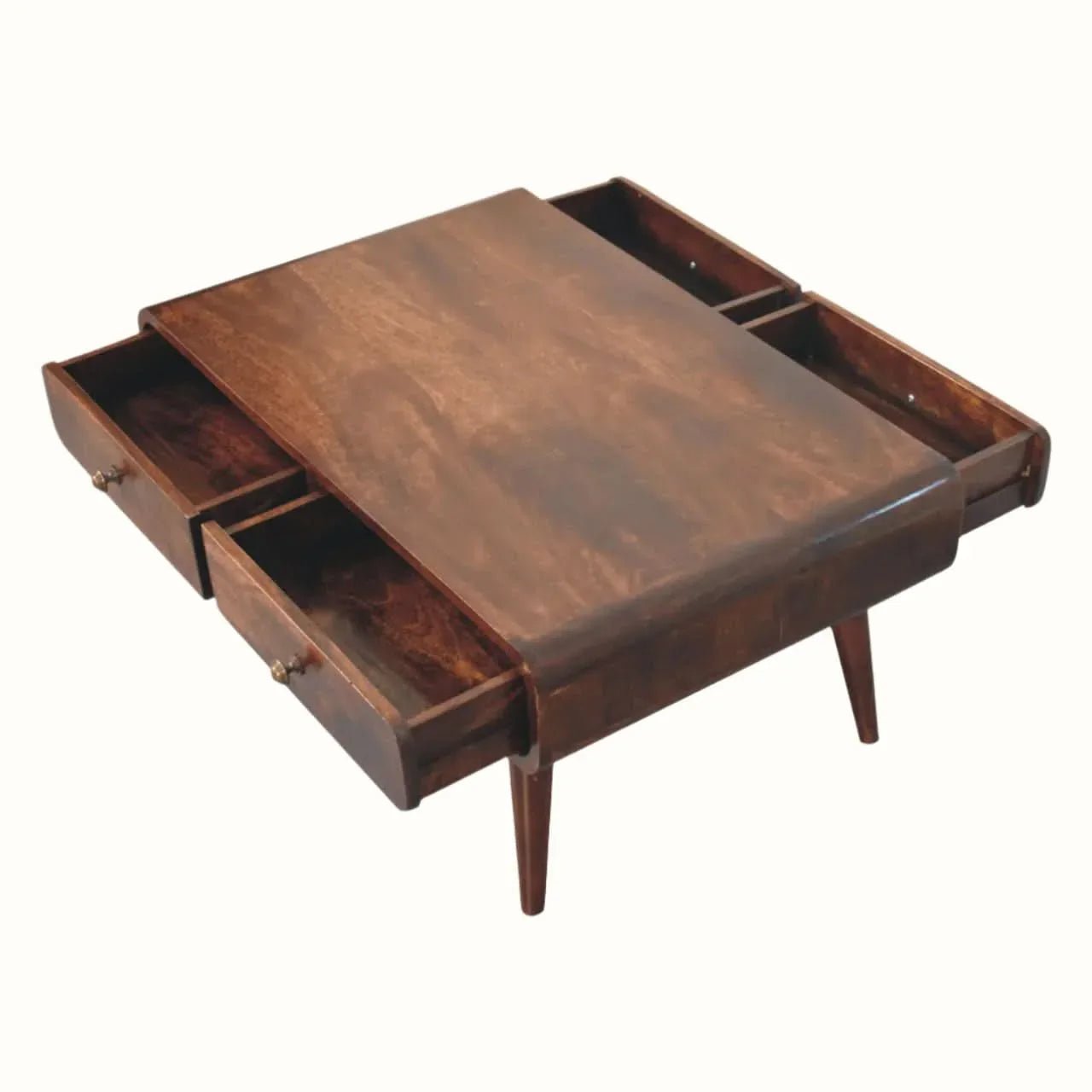Hamade Coffee Table - California Walnut Coffee Tables - Bokel Home