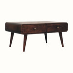 Hamade Coffee Table - California Walnut Coffee Tables - Bokel Home