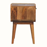 Hamade Open Bedside Table, Medium - Natural Bedside Tables - Bokel Home