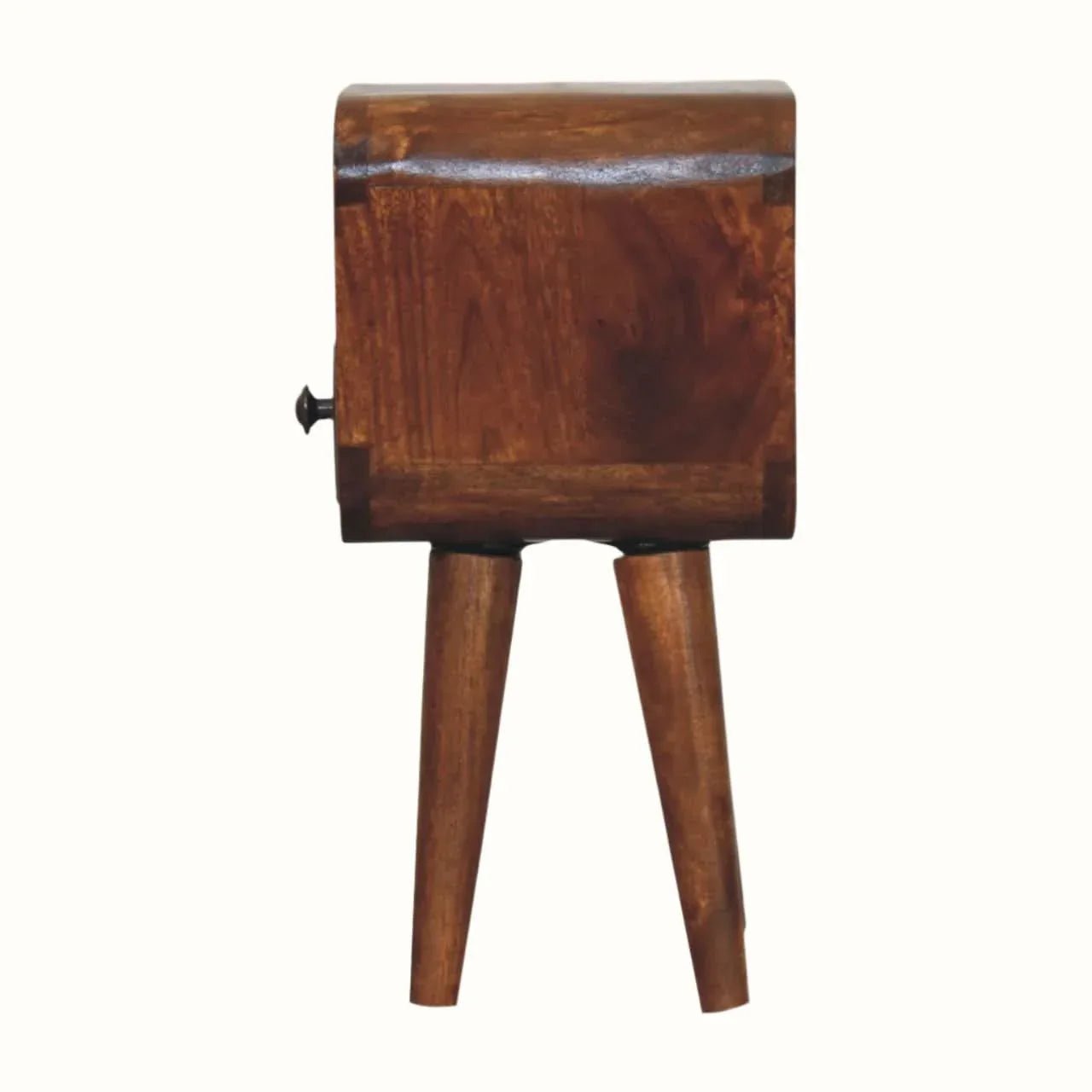 Hamade Open Bedside Table, Mini - Chestnut Bedside Tables - Bokel Home