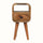 Hamade Open Bedside Table, Mini - Natural Bedside Tables - Bokel Home