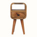 Hamade Open Bedside Table, Mini - Natural Bedside Tables - Bokel Home