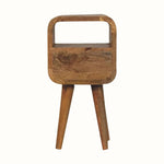 Hamade Open Bedside Table, Mini - Natural Bedside Tables - Bokel Home