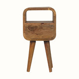 Hamade Open Bedside Table, Mini - Natural Bedside Tables - Bokel Home