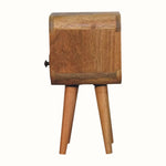 Hamade Open Bedside Table, Mini - Natural Bedside Tables - Bokel Home