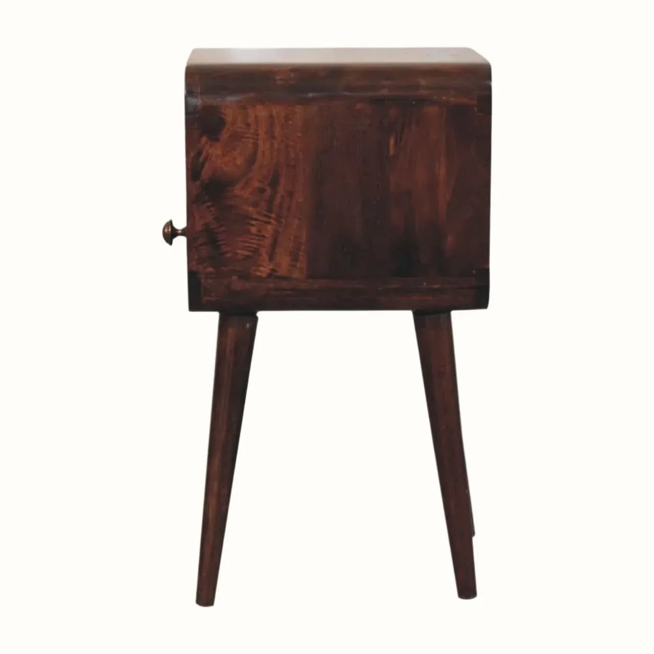 Hamade Open Bedside Table, Small - California Walnut Bedside Tables - Bokel Home