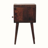 Hamade Open Bedside Table, Small - California Walnut Bedside Tables - Bokel Home