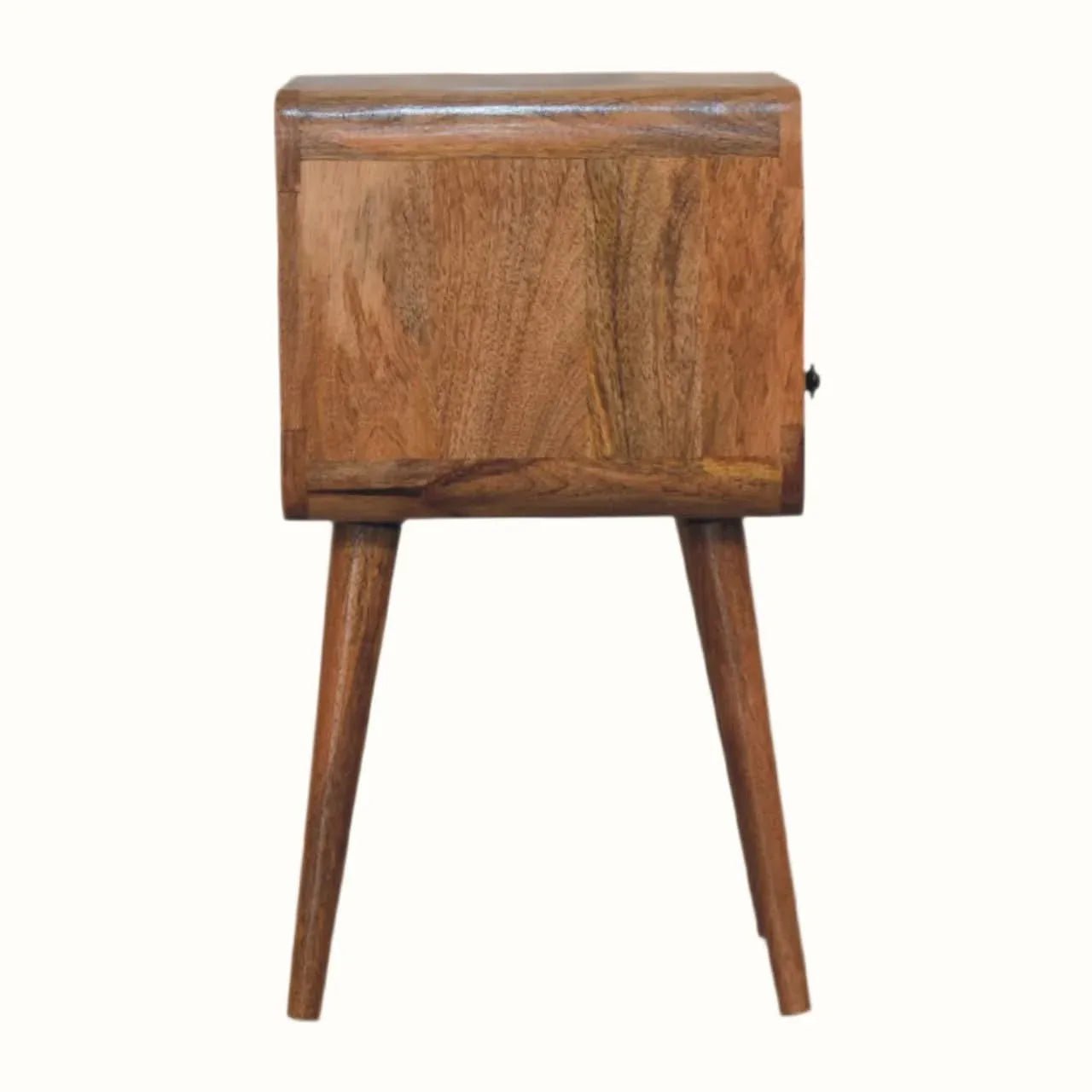 Hamade Open Bedside Table, Small - Natural Bedside Tables - Bokel Home