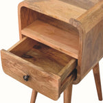 Hamade Open Bedside Table, Small - Natural Bedside Tables - Bokel Home