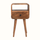 Hamade Open Bedside Table, Small - Natural Bedside Tables - Bokel Home