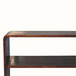 Hamade Open Bookcase - Chestnut Shelves & Bookcases - Bokel Home
