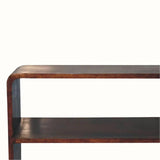 Hamade Open Bookcase - Chestnut Shelves & Bookcases - Bokel Home