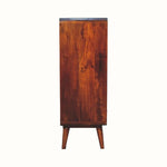 Hamade Open Bookcase - Chestnut Shelves & Bookcases - Bokel Home