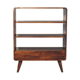 Hamade Open Bookcase - Chestnut Shelves & Bookcases - Bokel Home