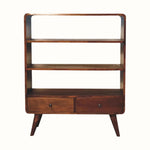 Hamade Open Bookcase - Chestnut Shelves & Bookcases - Bokel Home