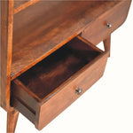 Hamade Open Bookcase - Chestnut Shelves & Bookcases - Bokel Home