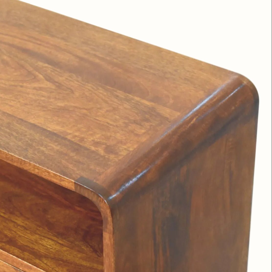 Hamade Open Chest of 2 Drawers, Small - Chestnut Chest of Drawers - Bokel Home
