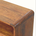 Hamade Open Chest of 2 Drawers, Small - Chestnut Chest of Drawers - Bokel Home