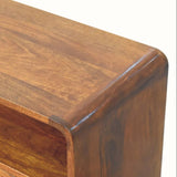 Hamade Open Chest of 2 Drawers, Small - Chestnut Chest of Drawers - Bokel Home