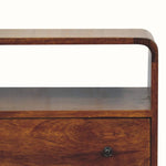 Hamade Open Chest of 2 Drawers, Small - Chestnut Chest of Drawers - Bokel Home