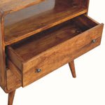 Hamade Open Chest of 2 Drawers, Small - Chestnut Chest of Drawers - Bokel Home
