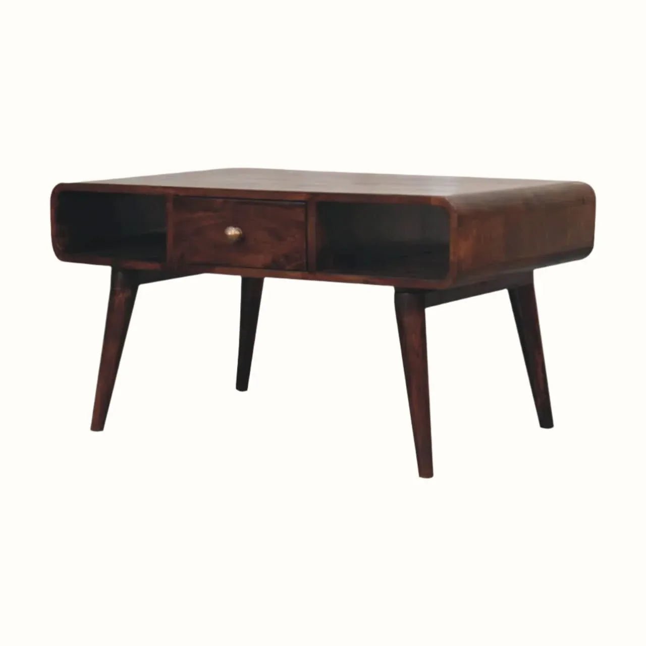 Hamade Open Coffee Table - California Walnut Coffee Tables - Bokel Home