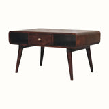 Hamade Open Coffee Table - California Walnut Coffee Tables - Bokel Home
