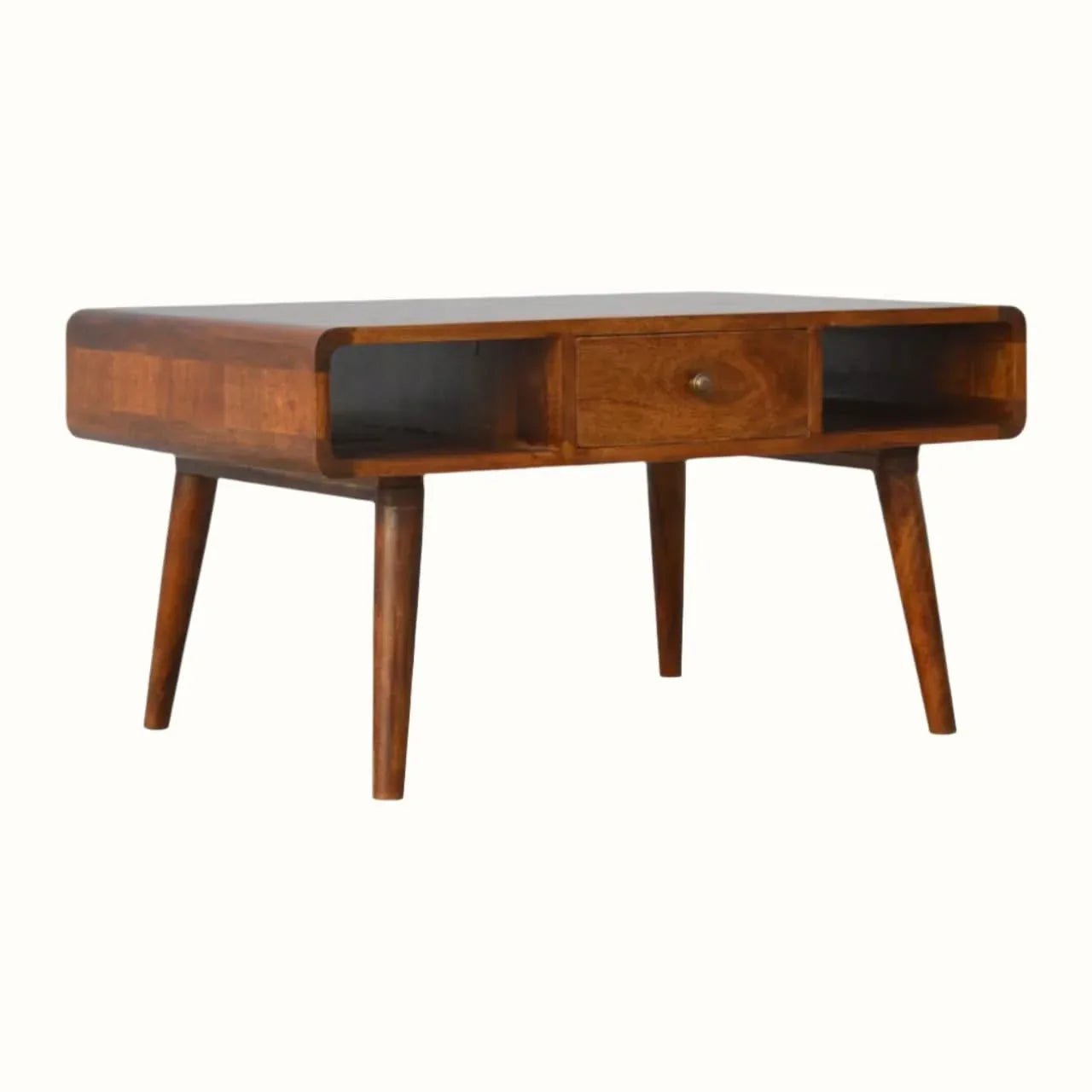 Hamade Open Coffee Table - Chestnut Coffee Tables - Bokel Home
