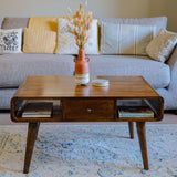 Hamade Open Coffee Table - Chestnut Coffee Tables - Bokel Home