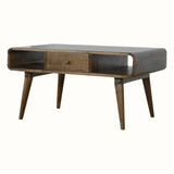 Hamade Open Coffee Table - Grey Wash Coffee Tables - Bokel Home