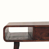 Hamade Open Coffee Table, Medium- California Walnut Coffee Tables - Bokel Home