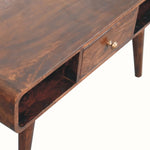 Hamade Open Coffee Table, Medium- California Walnut Coffee Tables - Bokel Home