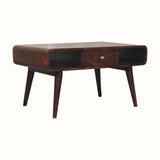 Hamade Open Coffee Table, Medium- California Walnut Coffee Tables - Bokel Home