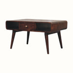 Hamade Open Coffee Table, Medium- California Walnut Coffee Tables - Bokel Home