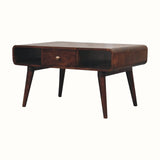 Hamade Open Coffee Table, Medium- California Walnut Coffee Tables - Bokel Home