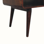 Hamade Open Coffee Table, Medium- California Walnut Coffee Tables - Bokel Home