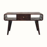 Hamade Open Coffee Table, Medium- California Walnut Coffee Tables - Bokel Home