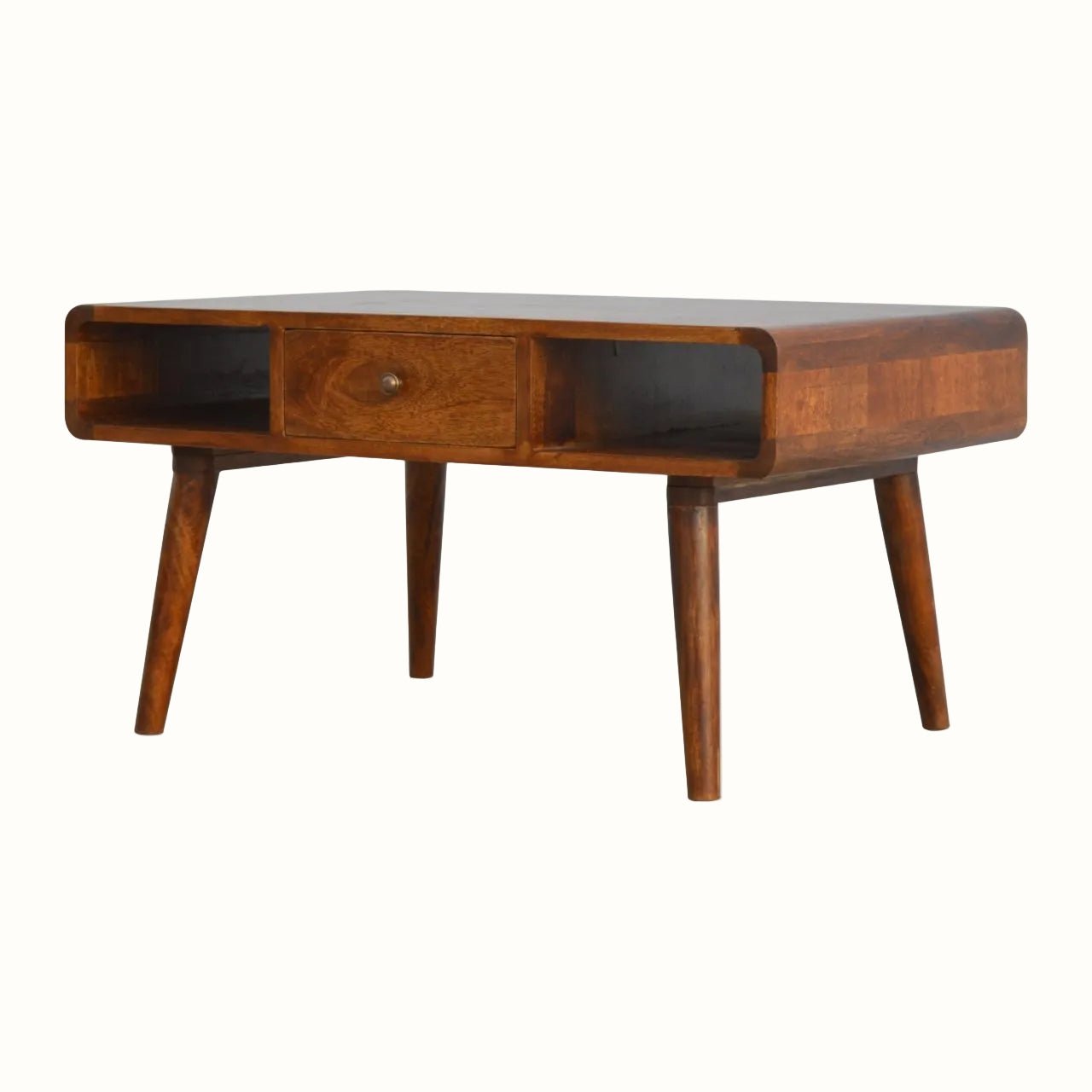 Hamade Open Coffee Table, Medium - Chestnut Coffee Tables - Bokel Home