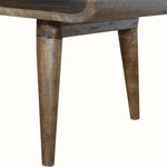 Hamade Open Coffee Table, Medium - Grey Wash Coffee Tables - Bokel Home