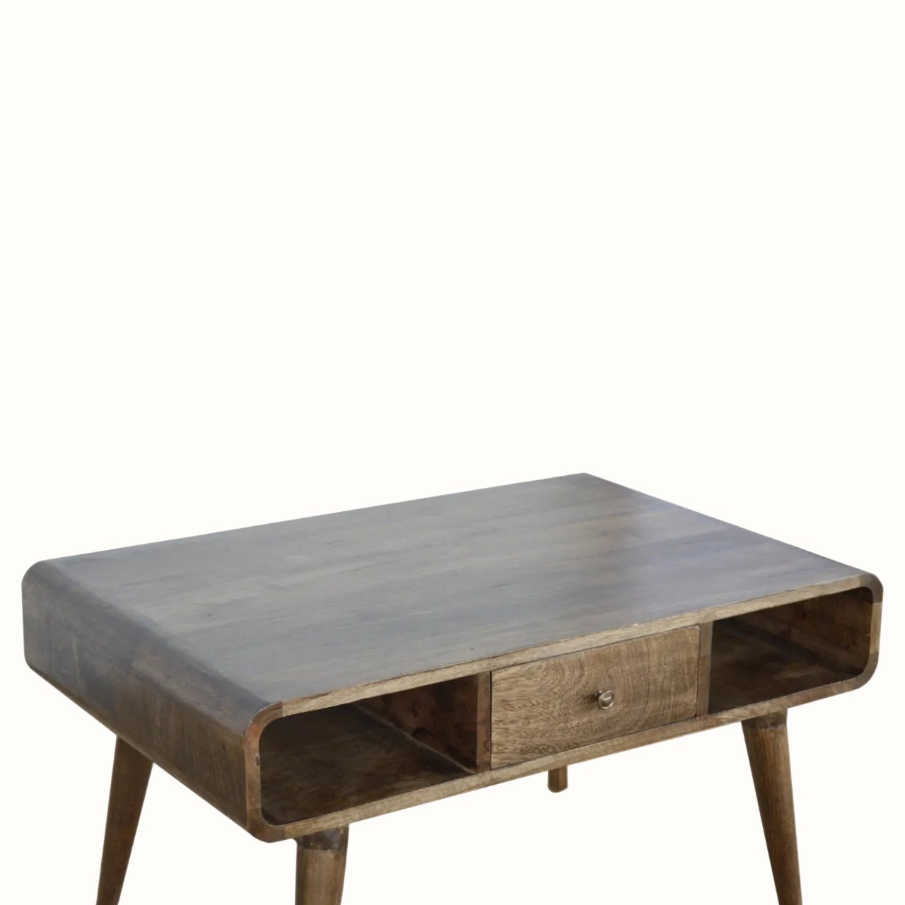 Hamade Open Coffee Table, Medium - Grey Wash Coffee Tables - Bokel Home